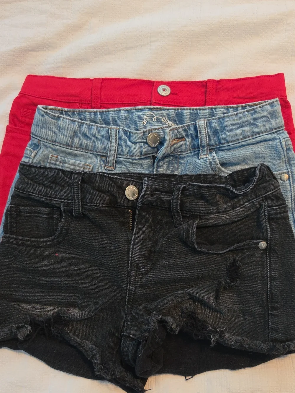 Kids Black Distressed Denim Shorts - Art Class Brand And New red Oshkosh Shorts